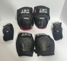 Killer 187 Pro Derby 2 Sets Of Knee Pads S  Elbow Pads XS Roller Skate EUC