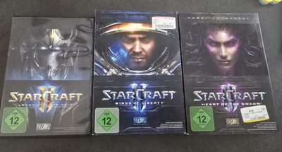 Blizzard Entertainment StarCraft II PC 3er-Set Wings/Swarm/Void  Codes Verwendet