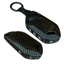 for Kia Key Fob Cover Protective Shell Car ABS Plastic Key Shell Silicone Black