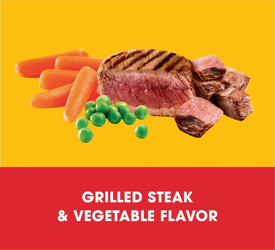 Pedigree Complete Nutrition Comida Seca para Perros de Filete y Verduras a la Parrilla, Bolsa de 14 Lb Foto 3 de 4