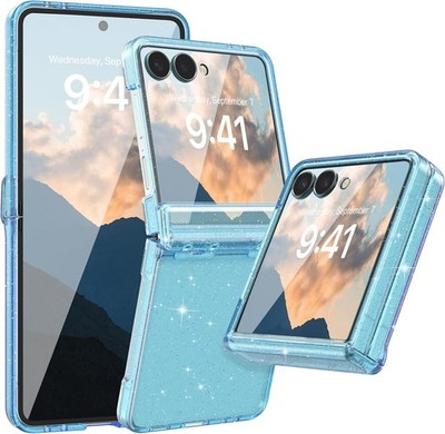 Case for Samsung Galaxy Z Flip 7 with Built-in Screen Protector and Hinge Protec