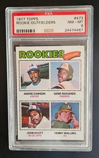 1977 Topps #473 Andre Dawson Rookie Card PSA 8 - Great centering. rookie card picture