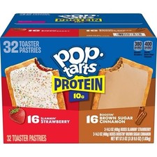 Pop-Tarts Confezione Varietà Proteica, Fragola, Zucchero di canna Cannella 32 ct.