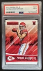 2017 Panini Rookies & Stars Patrick Mahomes II RC Rookie #201 Chiefs PSA 9
