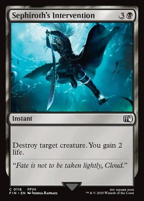 MTG Magic the Gathering Sephiroth's Intervention (116/781) Final Fantasy LP