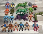 Large Lot of Vintage Masters of the Universe He Man MOTU Action Figures Mattel