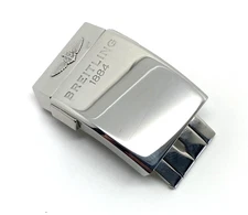 Breitling A20D.4 20mm Polished Steel Watch Deployment Buckle Authentic OEM