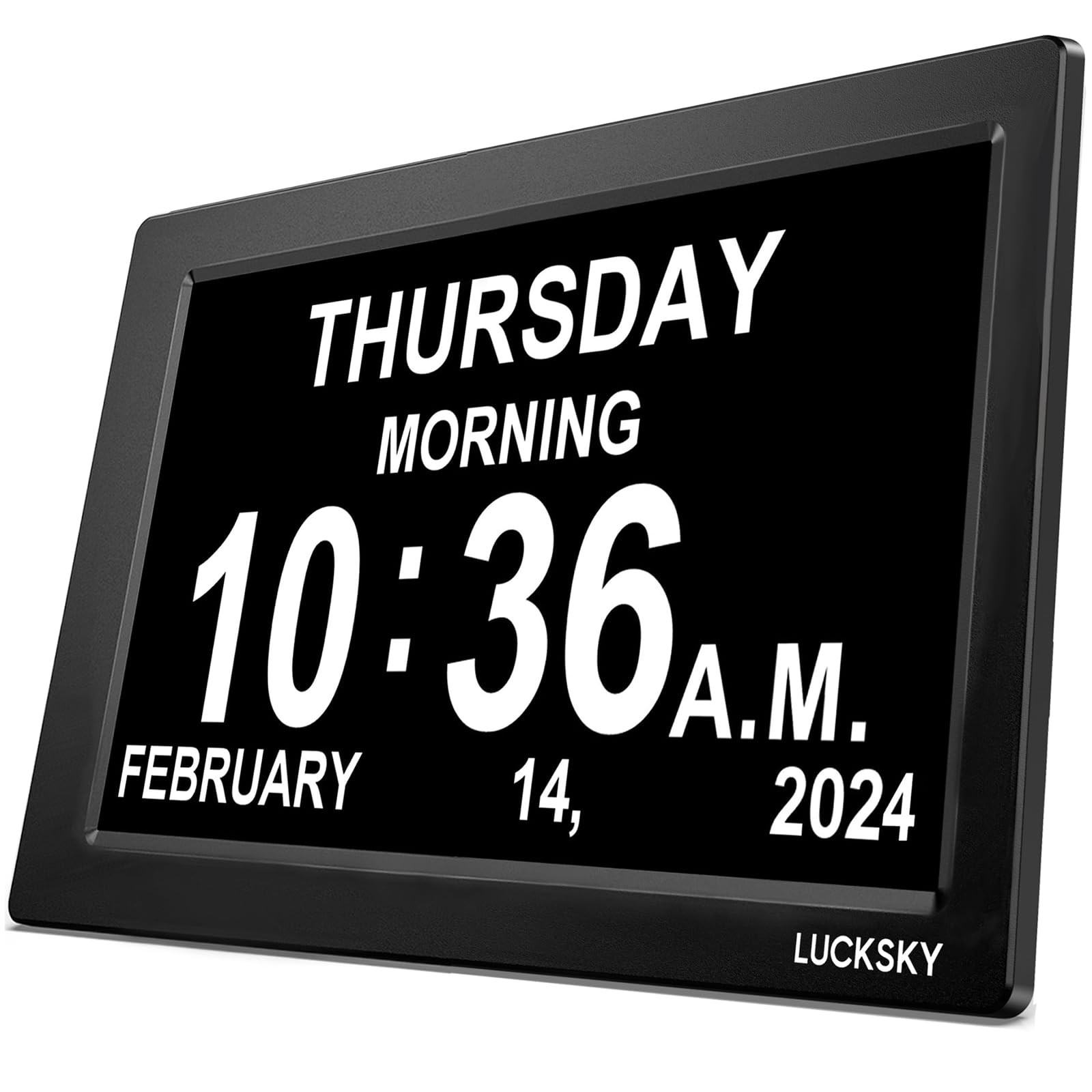 Large Digital Clock with 3 Displays, 19 Alarms & Medical Reminders