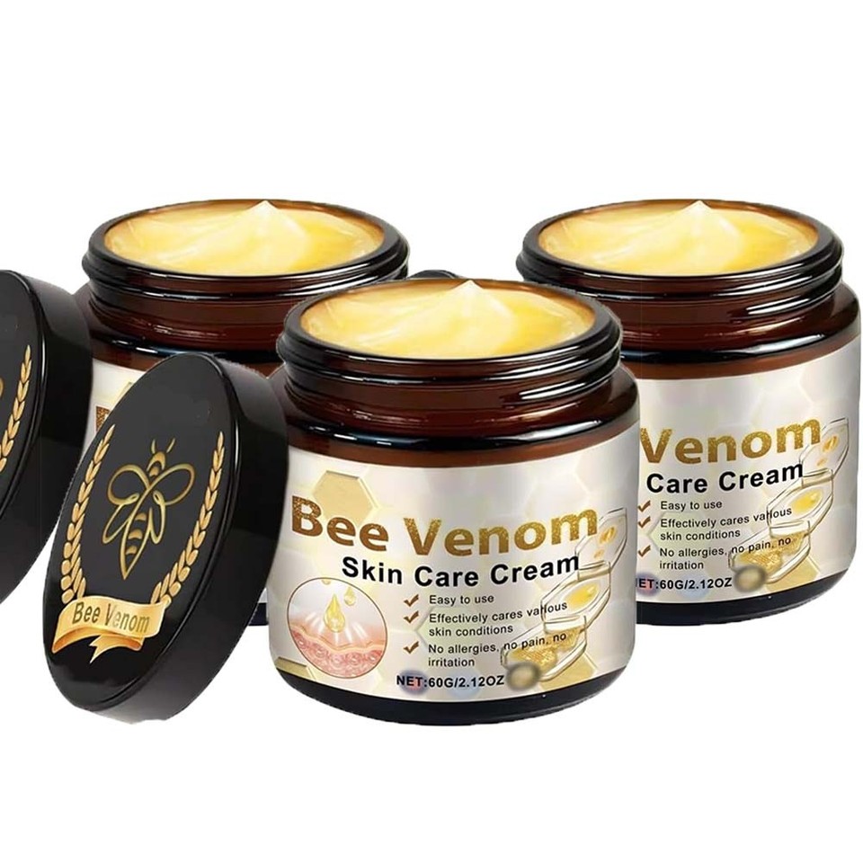 1 3x60g Bee Venom Skin Care Cream Herbal Skin Brightening Cleansing 1-3x60g-bee-venom-skin-care-cream-herbal-skin-brightening-cleansing