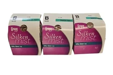 3 Pack L'eggs Leggs Silken Mist Shaper Panty Nude Size B Pantyhose 91944