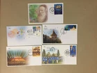 Six after 2000 Israel fdc with nice picture envelopes