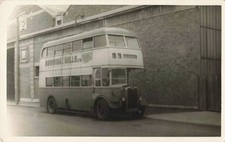 OLD PHOTO OF DOUBLE DECKER BUS, MERSEYSIDE - NOT A POSTCARD (ref 5926/23)