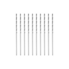 Image of 10 Pcs 1.05mm High Speed Steel Drill Bits, Fully Ground 42mm Length Drill Bit