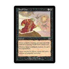 WotC MtG Mercadian Masques Snuff Out (C) (Foil) VG