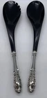 Towle STERLING Handle Charlemagne Salad Serving Set No Flowers No Monogram