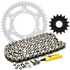 Sprocket Chain Set for Yamaha FJ09 FZ09 16/45 Tooth 525 O-Ring Front Rear Kit