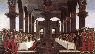 Botticelli Nastagio Fourth Eur Vintage Art Print Poster Wall Decor Present Home
