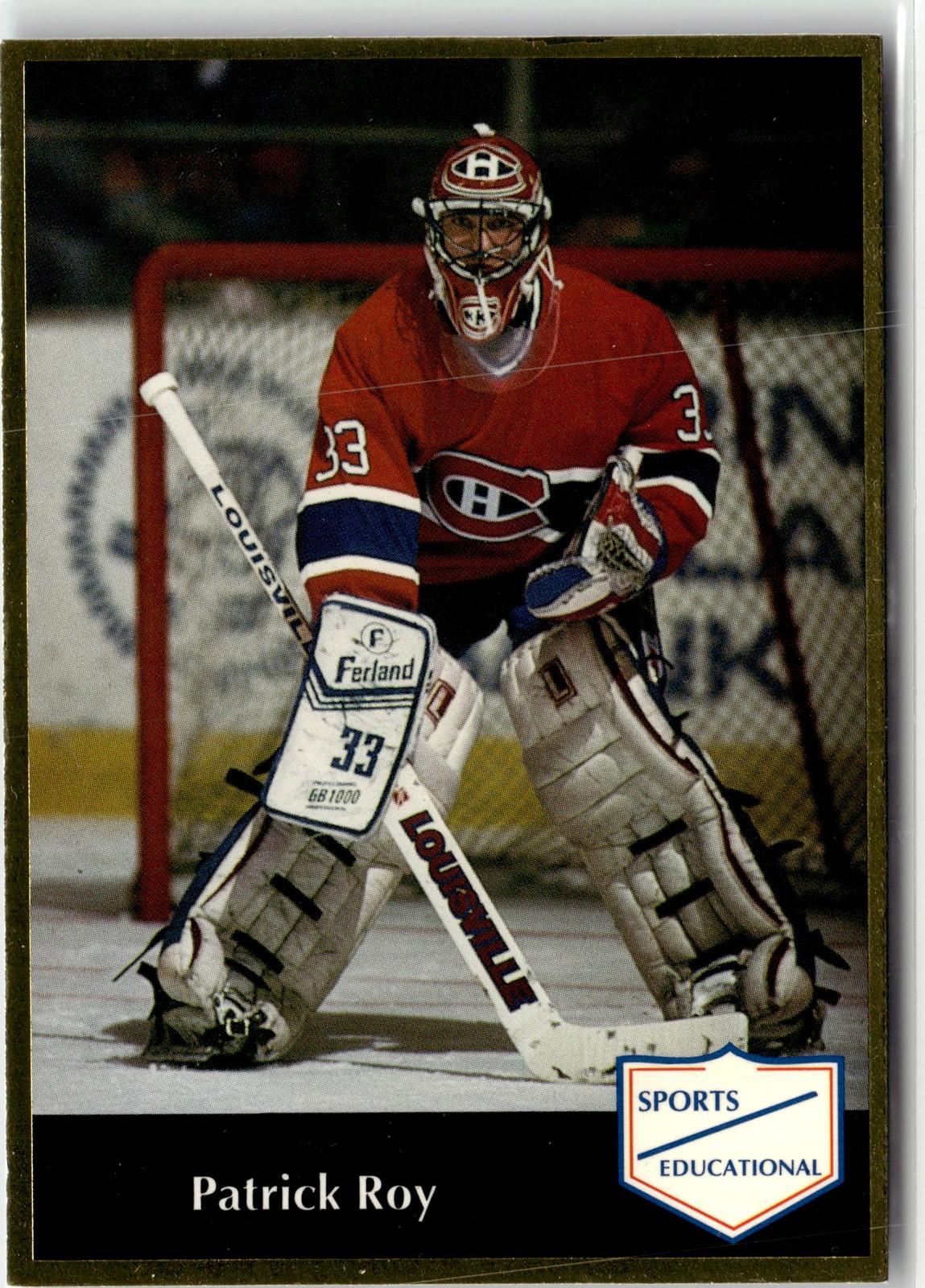 1991 Sports Educational Magazine #43 Patrick Roy 1992 NSCC Promo