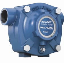 Delavan Cast Iron 8-Roller Pump - 24 GPM, 150 PSI, 1000 RPM, Model 8900C