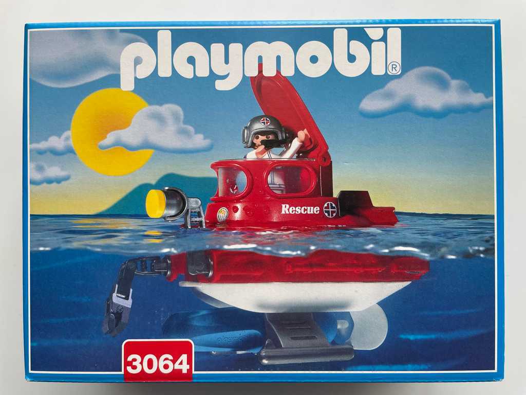 Playmobil プレイモービル　潜水艦　3064 Playmobil(プレイモービル) レスキュー 潜水艦 3064 : ワールド