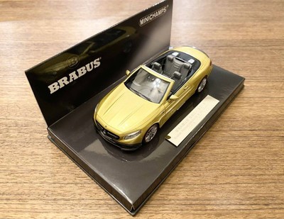 With Original Packaging 1/43 Minichamps Brabus 850 S Class Cabriolet Gold World