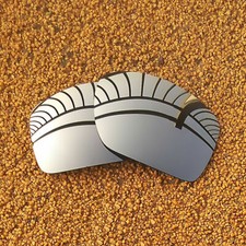 Polarized Lenses Replacement for-OAKLEY Big Taco - Silver Mirror
