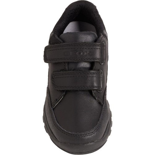Sneakers Geox Black Lightweight LEATHER Non-Tie Sneakers/Shoes Boys Size 3 - Picture 3 of 7