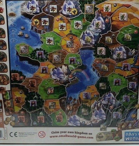 SmallWorld Days of Wonder Small World Strategy Board Game Fantasy NEW Keyaerts  - Afbeelding 6 van 10