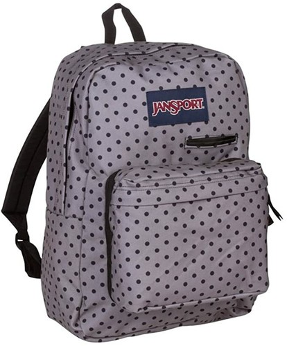 Mochila Jansport digibreak 2 Black Dot-o-rama nuevo regreso a la escuela  polk un punto | eBay