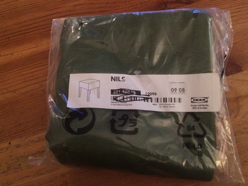 New in pack IKEA NILS Stool Cover Slipcover GREEN 301.564.91 - Picture 2 of 3