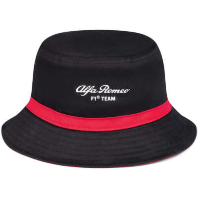 Alfa Romeo Racing F1 Team Bucket Hat- Black