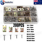 <!--F#f_0-->200PCS Car U-Clip U Nut and Screw Assortment Kit for Car Dash Door Panel Interio<!--F/-->