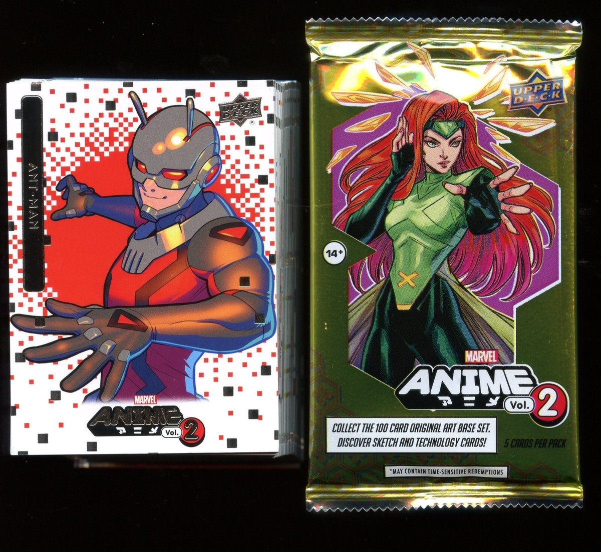 2023 Upper Deck Marvel Anime Volume 2 Complete 100-Card Base Set