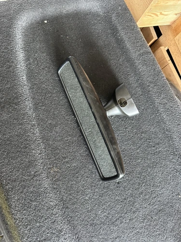 VW GOLF MK5 GTI R32 BLACK INTERIOR REAR VIEW MIRROR GENUINE AUTO DIMMING