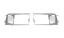 URO Parts Set of 2 Headlight Door For Mercedes W126 300SDL 300SE 300SEL 350SD