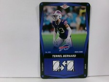 2024 UNO ELITE CORE EDITION Blue Terrel Bernard Bills Card #020