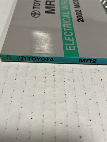 OEM 2002 Toyota MR2 Electrical Wiring Diagram Manual Factory Service information - Picture 3 of 7