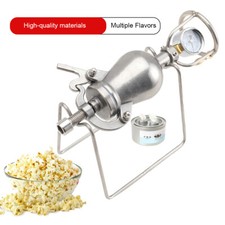 Mini Popcorn Maschine Retro Edelstahl Hand Po...