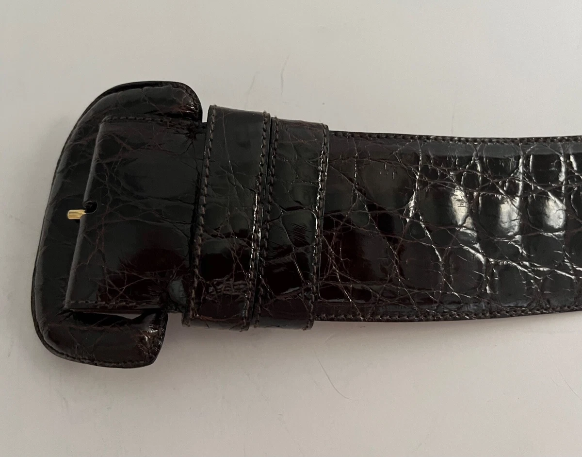 ベルト 80s DONNA KARAN Crocodile Leather Blet Donna Karan Crocodile/Alligator Belts for Women for sale | eBay