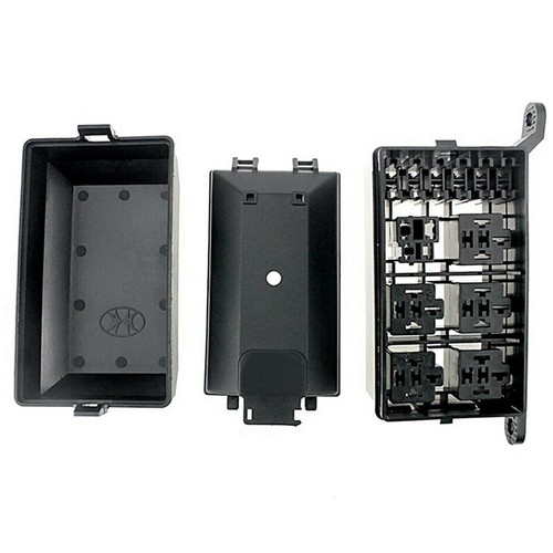 Car 12-Slot Relay Box 6 ATC/ATO 6 Relays Standard Blade Fuses Holder Block:^lk - Picture 12 of 12