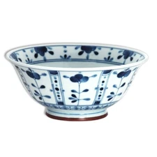 Japanese Rice Ramen Noodle Soup Bowl 7.5"D Porcelain Tachibana Made in Japan