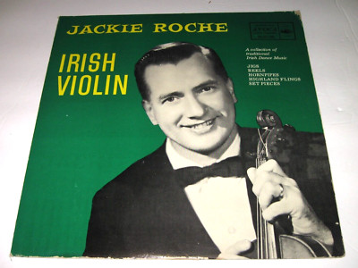 JACKIE ROCHE Irish Violin LP Green Cover Avoca 106 mono Traditional ...