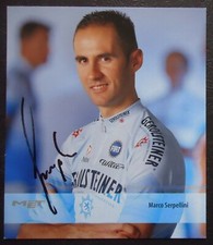 3156 Marco Serpellini Italien Radsport Autogrammkarte original signiert