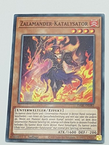 Yu-Gi-Oh! Einzelkarte Zalamander-Katalysator NM