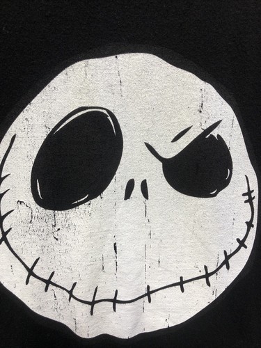 Disney Kids Nightmare Before Christmas Tee Shirt Size Small Black Graphic - Picture 2 of 10
