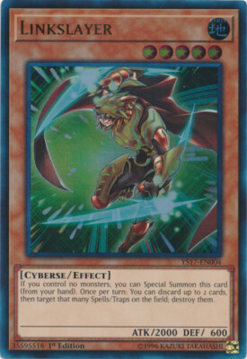 YUGIOH - Linkslayer - YS17-EN004 - Ultra Rare - 1st Edition - NM - FLAT RATE SHI