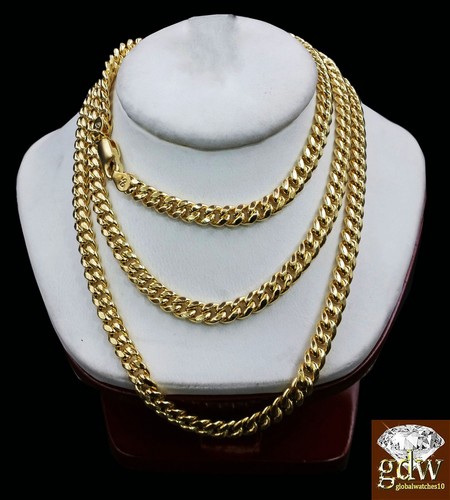 10k Yellow Gold 5mm Miami Cuban Chain 
