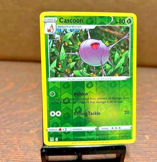 Cascoon #9/196 Lost Origin Pokemon Reverse Holo Uncommon Card