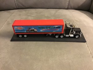 harley davidson diecast semi truck