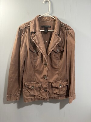Womens Calvin Klein Jeans Tan Jacket Size 0X